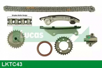LUCAS ENGINE DRIVE lktc43 -  Комплект цели привода распредвала